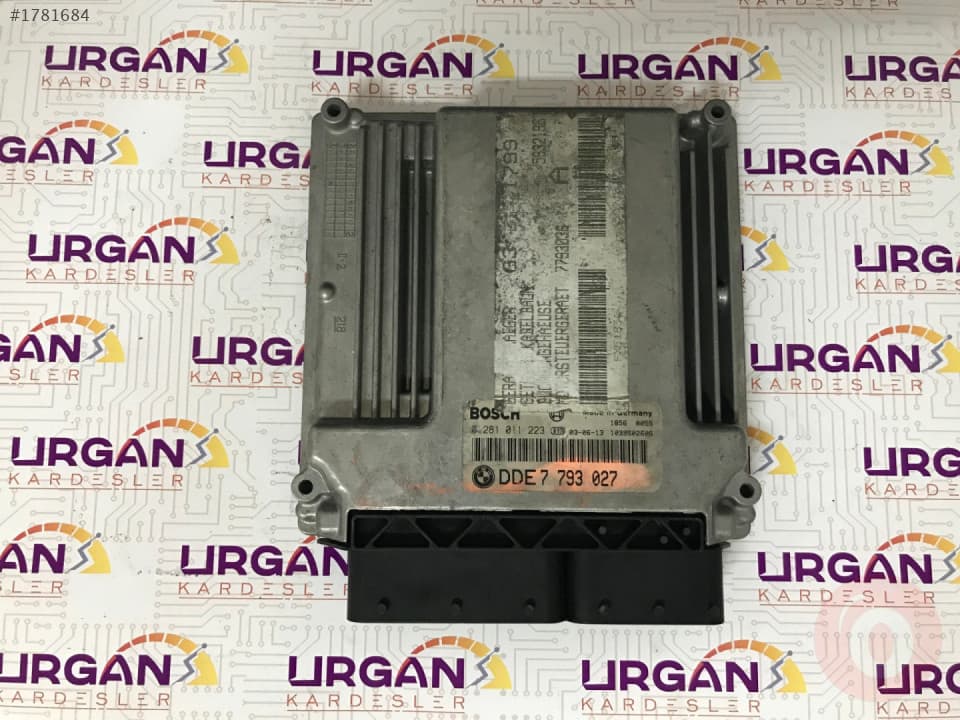0281011223 7793027 BMW E46 3.30 MOTOR BEYNİ BOSCH ECU