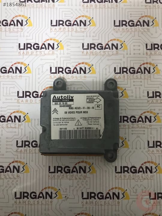 9648938880 602327600 PEUGEOT PARTNER AİRBAG BEYNİ AUTOLIV