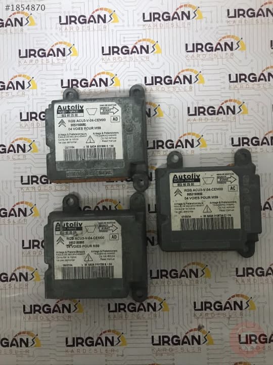 9653190880 603602500 PEUGEOT PARTNER AİRBAG BEYNİ AUTOLIV