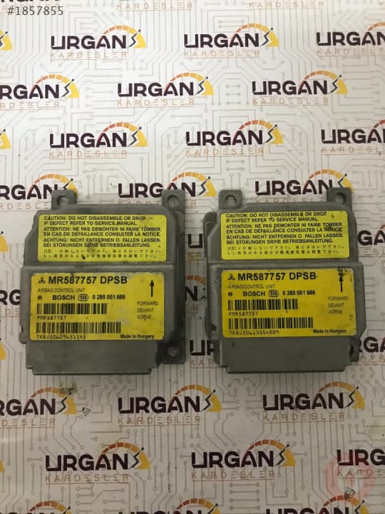 0285001686 MR587757 MİTSUBİSHİ COLT AİRBAG BEYNİ BOSCH