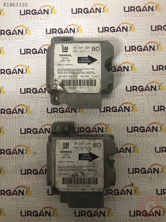 09229039 1923594 SIEMENS  Opel Vectra AİRBAG BEYNİ