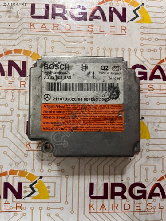 2118702626 0285001880 MERCEDES W211 E-CLASS AIRBAG BEYNİ