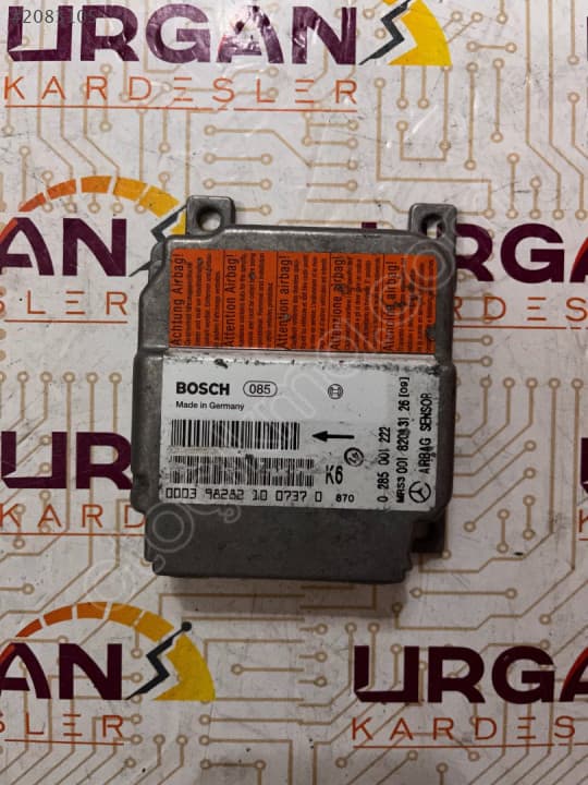 0018203126 0285001222 MERCEDES W168 A-CLASS AIRBAG BEYNİ