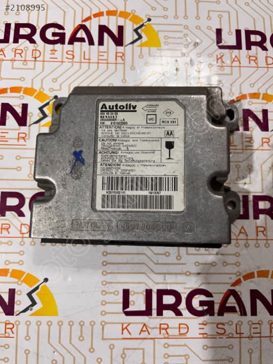 606982400 285580006R RENAULT LAGUNA 3 AİRBAG BEYNİ