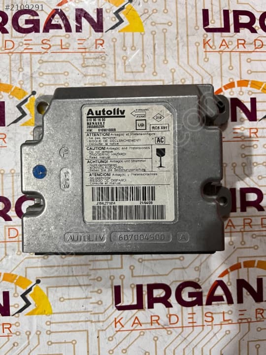 610901600 285586520R RENAULT LAGUNA 3 AİRBAG BEYNİ