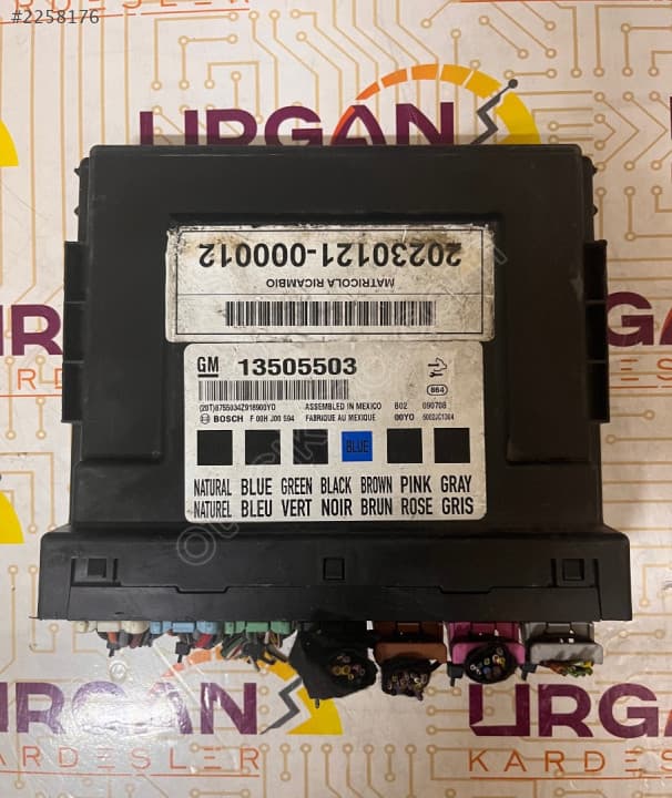 13505503 OPEL INSIGNIA CHEVROLET CRUZE BCM BODY BEYNİ