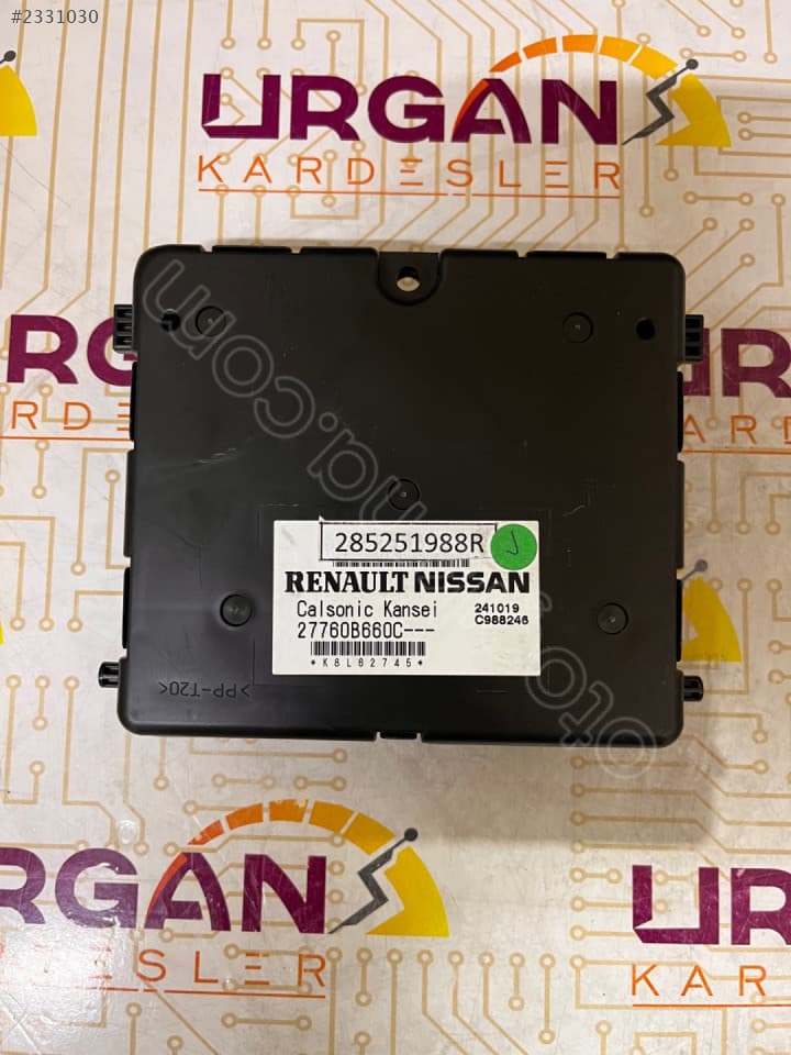 285251988R 27760B660C RENAULT CLIO 4 CAPTUR KLİMA BEYNİ