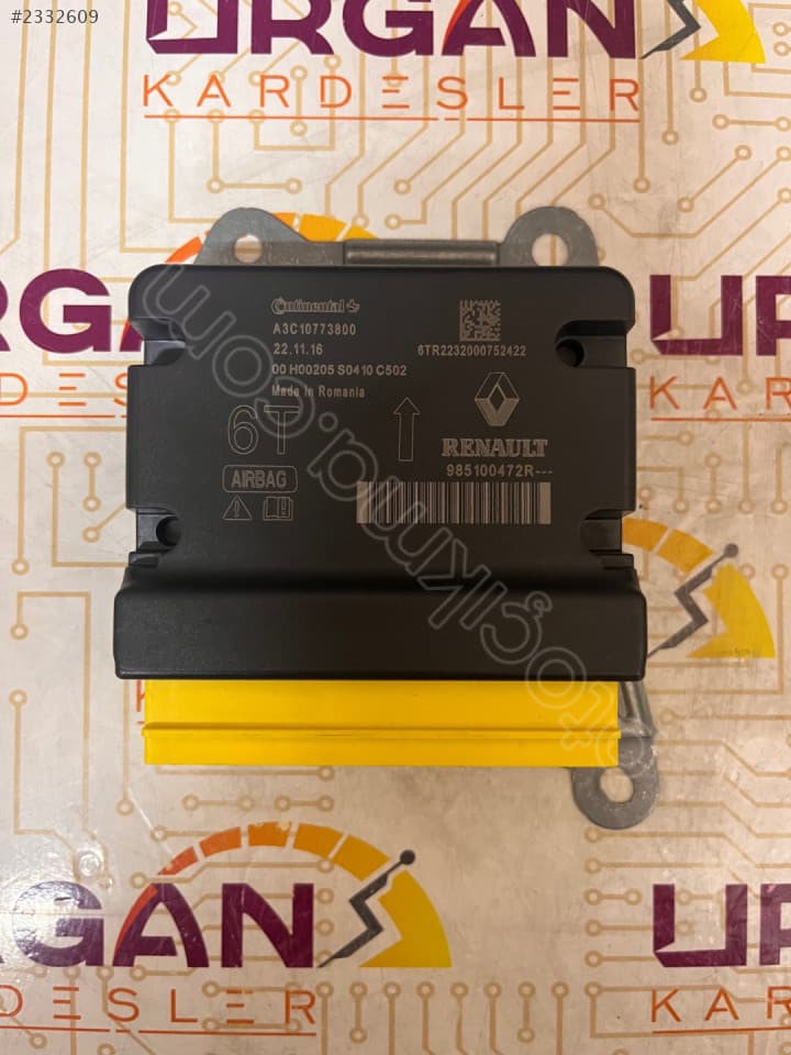 985100472R DACIA JOGGER SIFIR AIRBAG BEYNİ