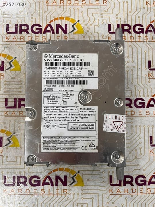 A2229002921 MERCEDES-BENZ W222 S CLASS NTG5.0 RADIO MODÜLÜ