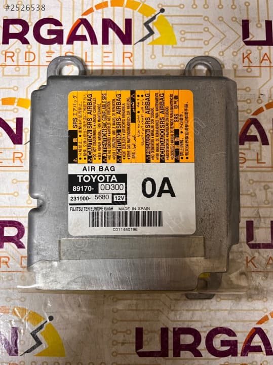 89170-0D300 TOYOTA YARIS AIRBAG BEYNİ