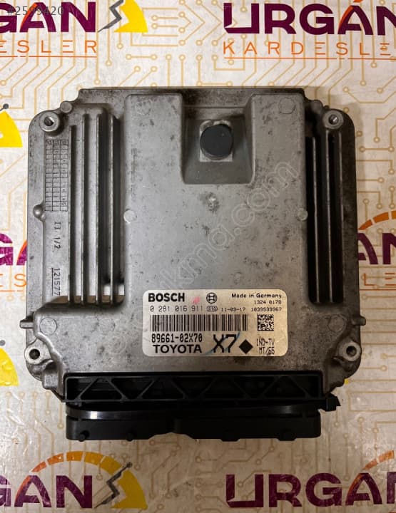 89661-02X70 0281016911 TOYOTA AURIS COROLLA 1.4 MOTOR BEYNİ