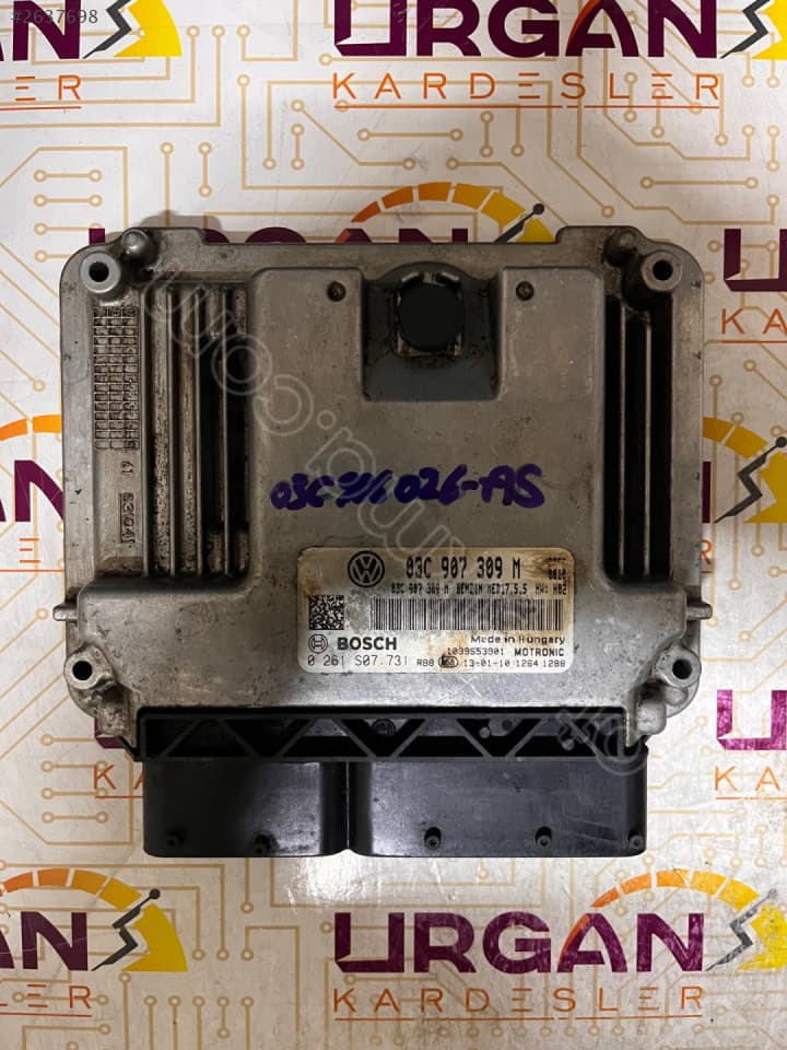 03C906026AS  0261S08074 VW TIGUAN MOTOR BEYNİ