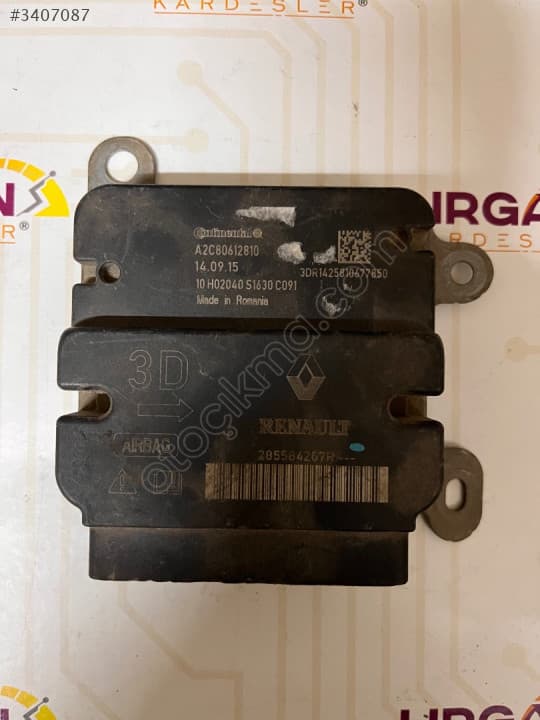 285584207R RENAULT CLIO SYMBOL SANDERO LOGAN AIRBAG BEYNİ
